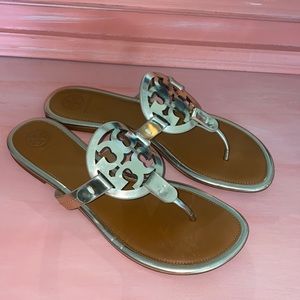 Super Cute classic gold Tory Burch sandals!